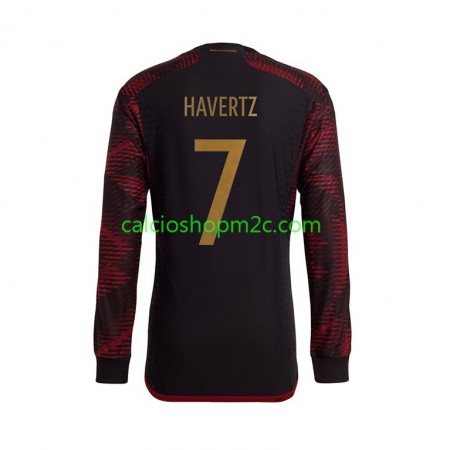 Germania Havertz 7 Maglia Trasferta World Cup 2022 Manica Lunga